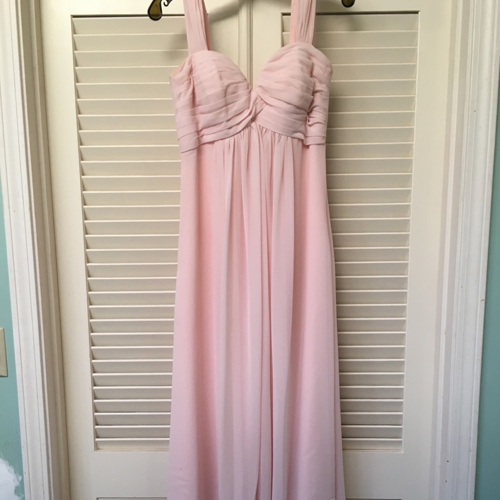 Bill Levkoff Pink Bridesmaid Gown